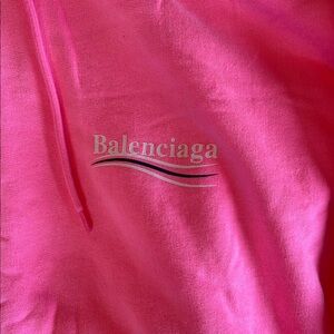 Balenciaga Pink Hoodie